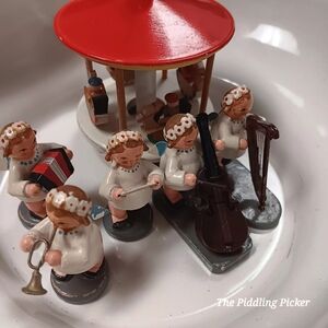 German Made Musical Angels and Carousel